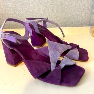 Multi-purple Jeffrey Campbell sandals